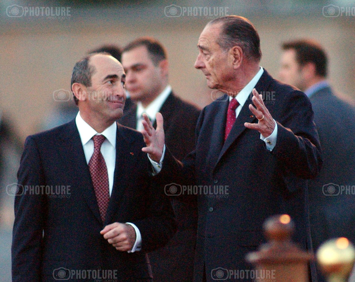 French President Jacques Chirac's the first-ever three-day state visit to Armenia